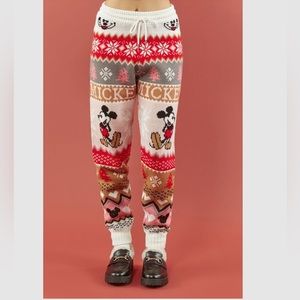 Disney Mickey Mouse Sweater-Knit Joggers